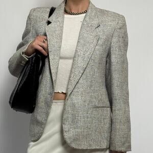 Vintage Made in USA Bristol County Light Grey Blazer - S